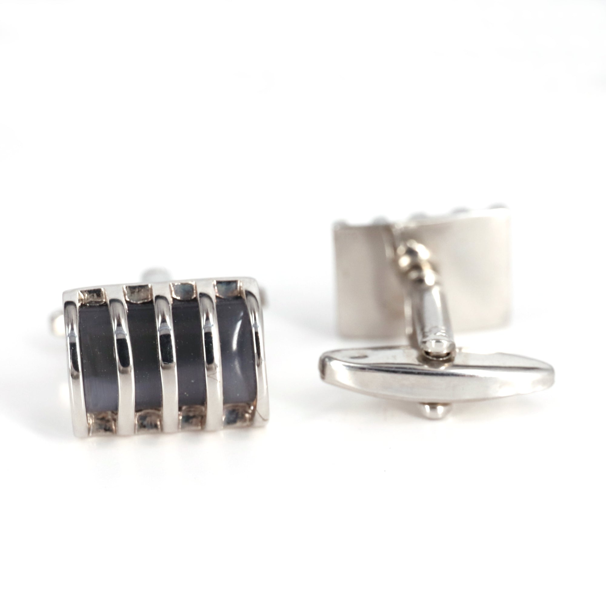 Grill and Bar Cufflinks in Grey (Online Exclusive)