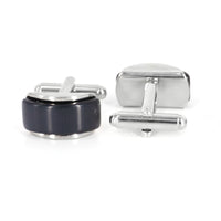 Dark Grey Spherical wedgefiber ( D-Shape) Fiber Optic Cufflinks (Online Exclusive)