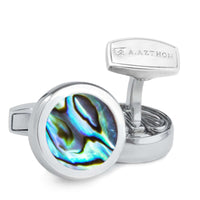 Aurum MOP Button Covers-Abalone-Cufflinks.com.sg