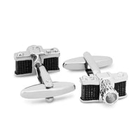 Black Camera Cufflinks-MarZthomson-Cufflinks.com.sg