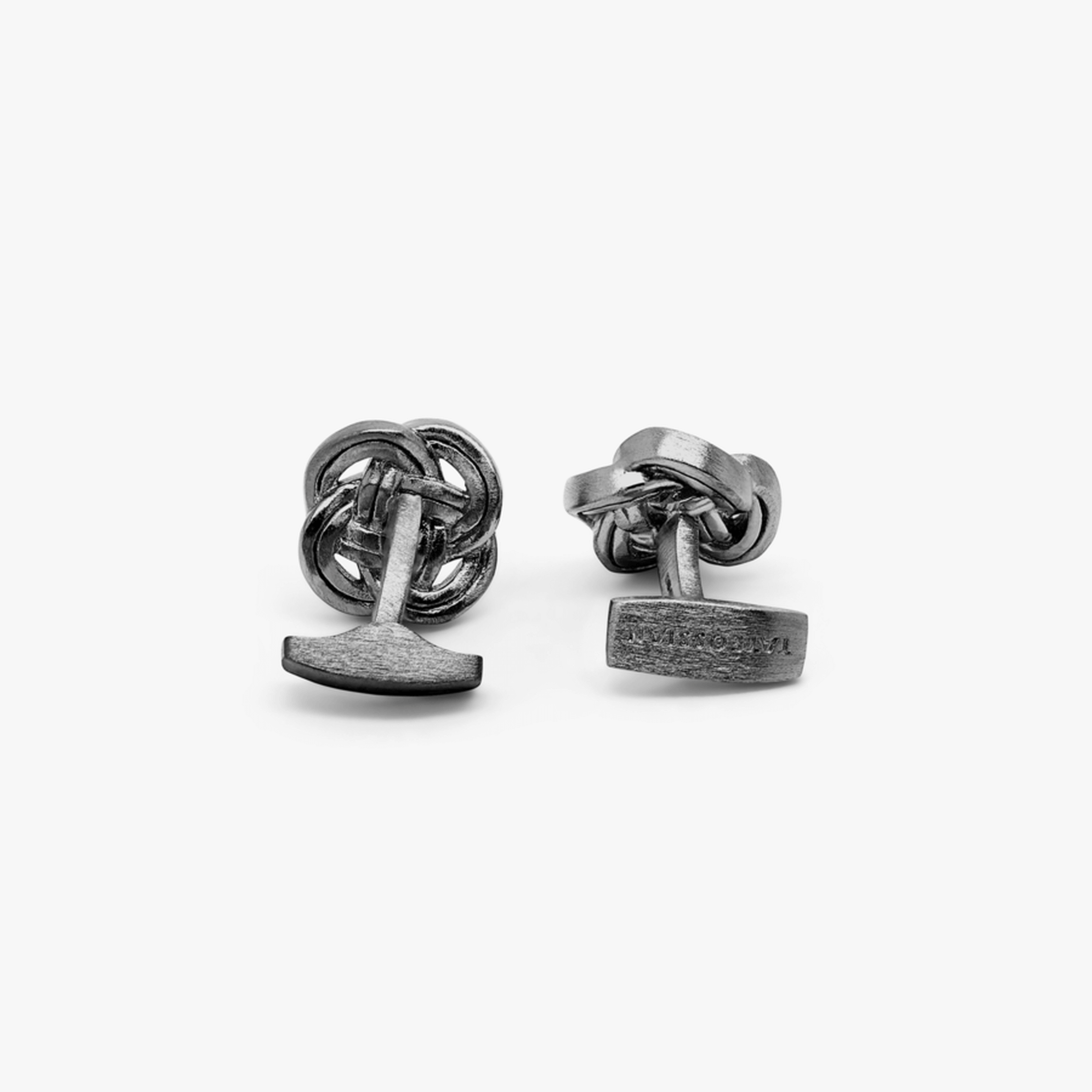 Celtic Knot stud set in sterling silver-Studs Set-Tateossian-Cufflinks.com.sg