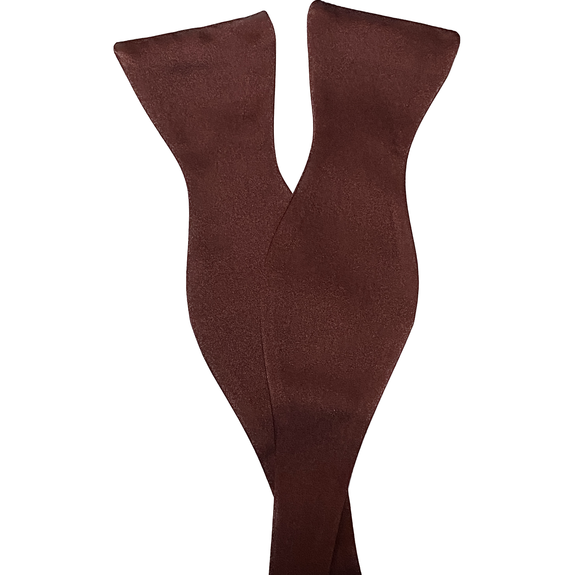 Church's Maroon Satin Bow Tie (Self /Ready) - Butterfly-Bow Ties-Church's-Cufflinks.com.sg