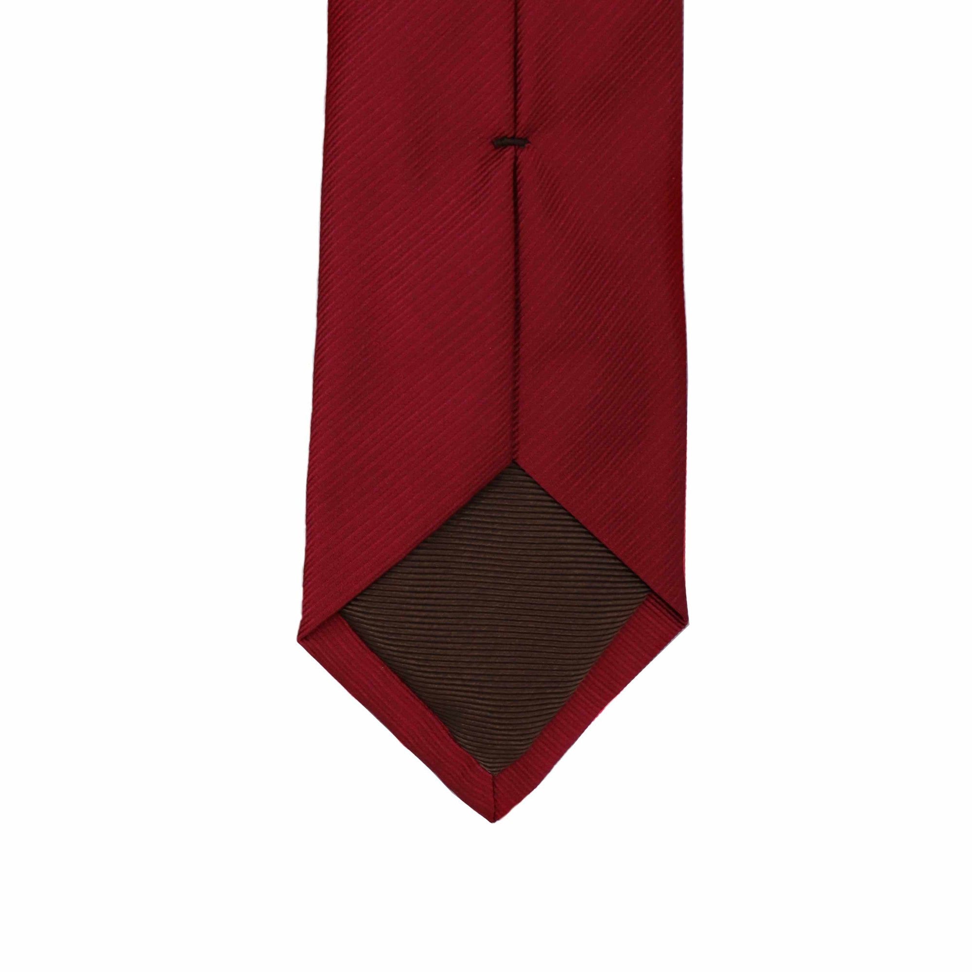 Church's woven Solid Brick Red Heavy Twill-Neckties-Church's-Cufflinks.com.sg