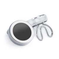 Classic Round Black Button Cover Cufflinks-Cufflinks.com.sg