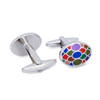 Colourful Pop Cufflinks-Cufflinks.com.sg