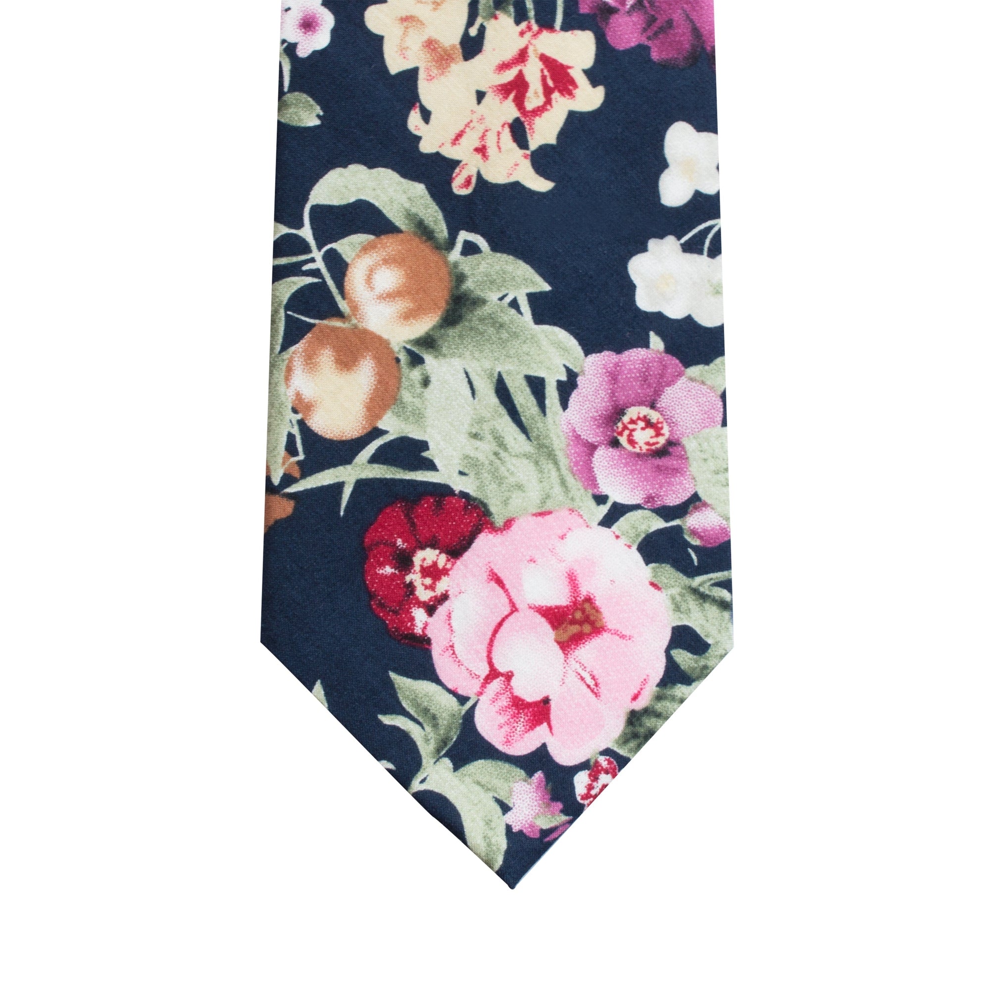 Cotton Floral Tie-Cufflinks.com.sg | Neckties.com.sg
