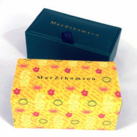 Fiber Glass Rectangle cufflinks in Apple Green-MarZthomson-Cufflinks.com.sg