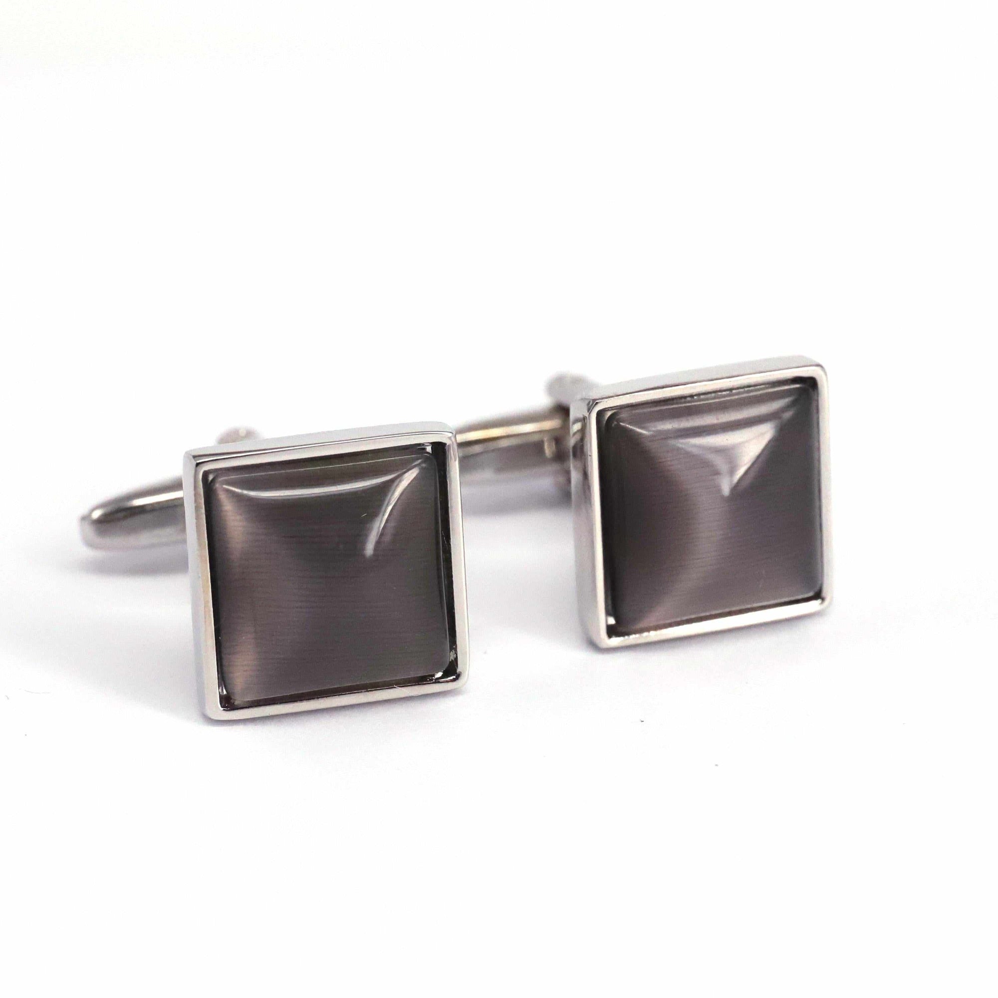 Fiber Glass (Small) Square Cufflinks A-Cufflinks.com.sg