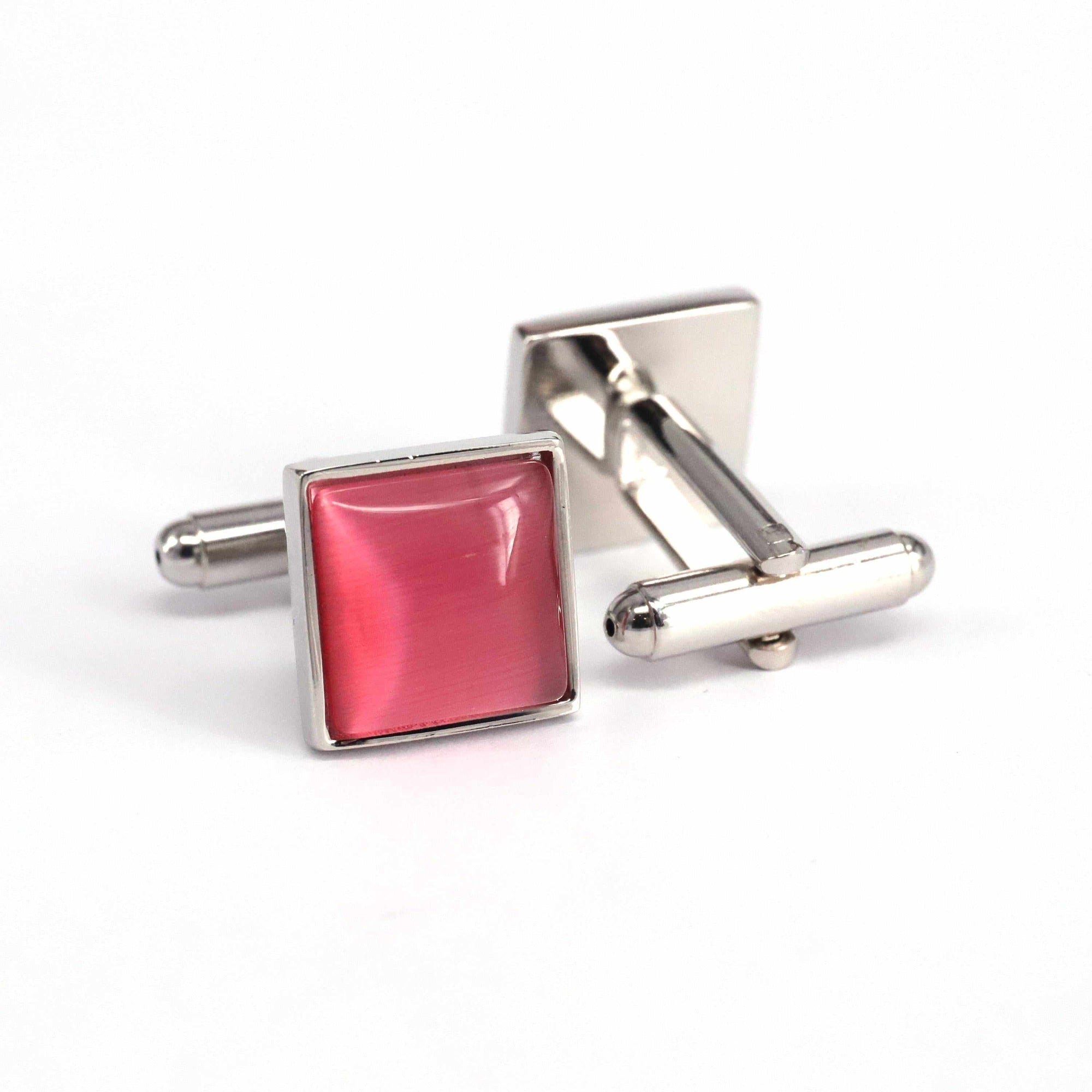 Fiber Glass (Small) Square Cufflinks A-Cufflinks.com.sg