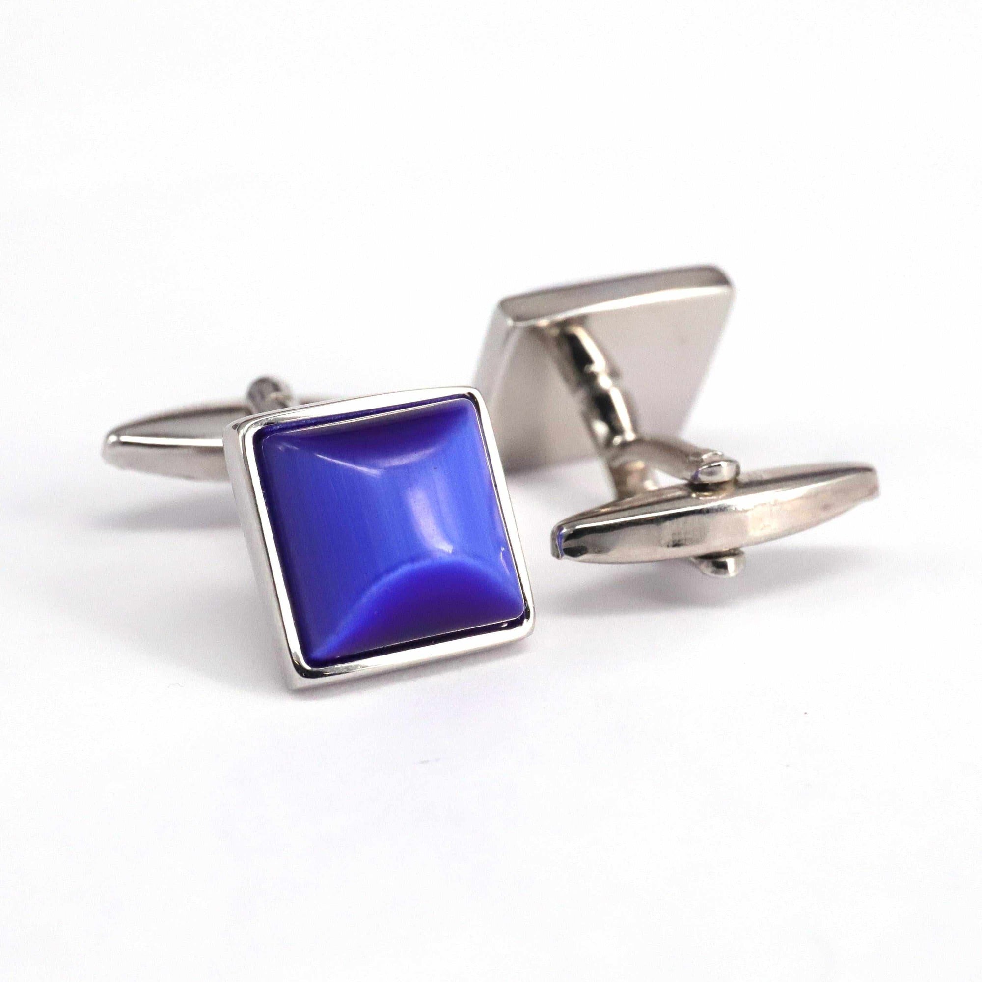Fiber Glass (Small) Square Cufflinks A-Cufflinks.com.sg