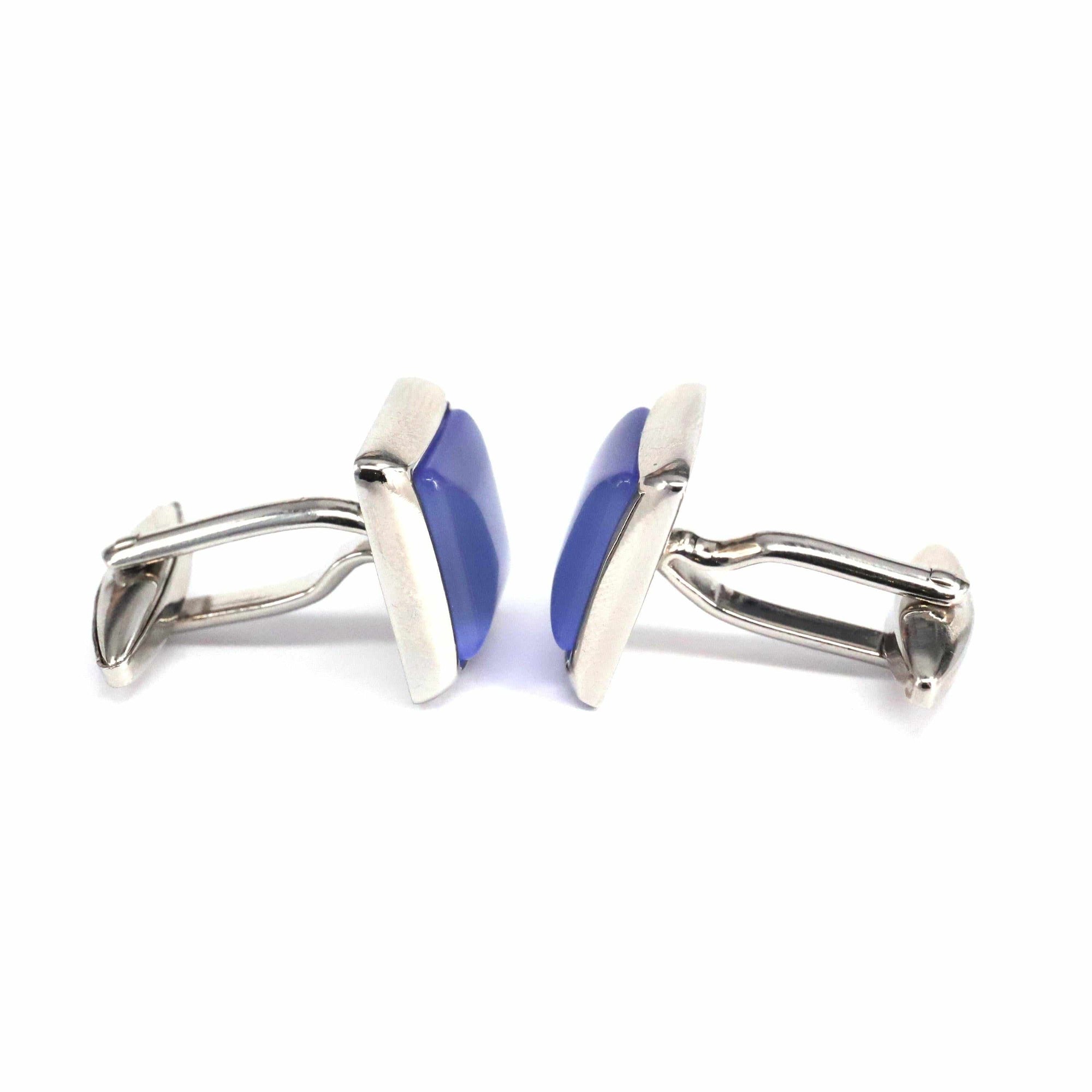 Fiber Glass (Small) Square Cufflinks A-Cufflinks.com.sg