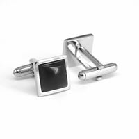 Fiber Glass (Small) Square Cufflinks A-Cufflinks.com.sg