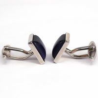 Fiber Glass (Small) Square Cufflinks A-Cufflinks.com.sg