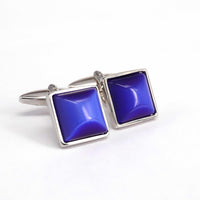 Fiber Glass (Small) Square Cufflinks A-Cufflinks.com.sg