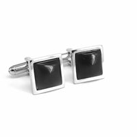 Fiber Glass (Small) Square Cufflinks A-Cufflinks.com.sg
