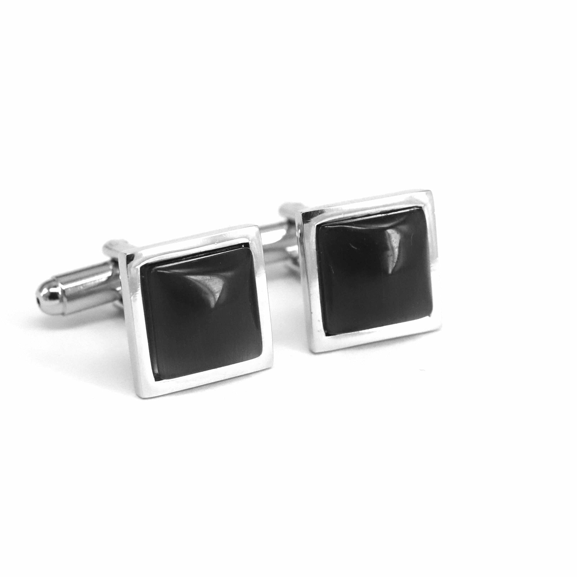 Fiber Glass (Small) Square Cufflinks A-Cufflinks.com.sg