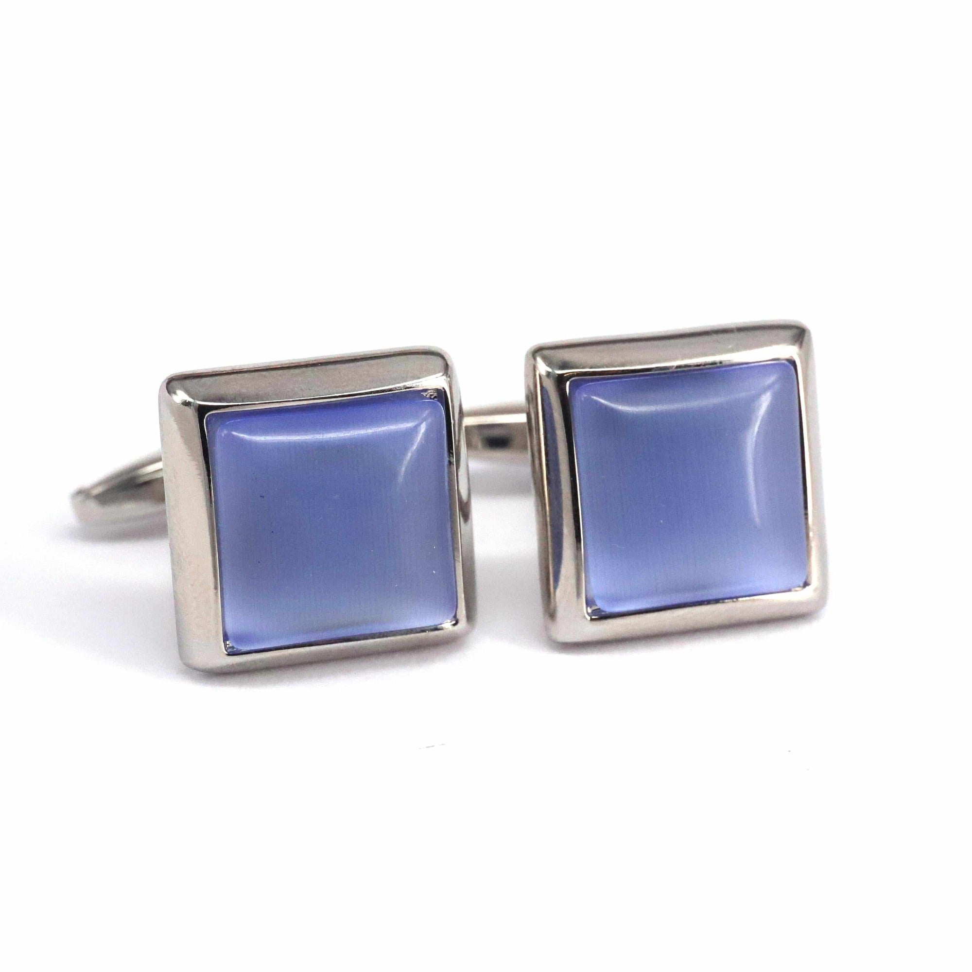 Fiber Glass (Small) Square Cufflinks A-Cufflinks.com.sg