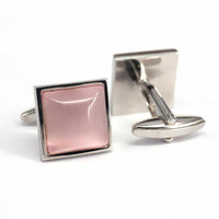 Fiber Glass Square Cufflinks A-Cufflinks.com.sg