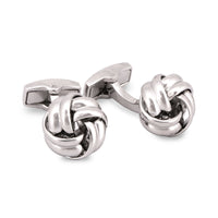 Gordian Knot Rhodium-plated Cufflinks M-Cufflinks.com.sg