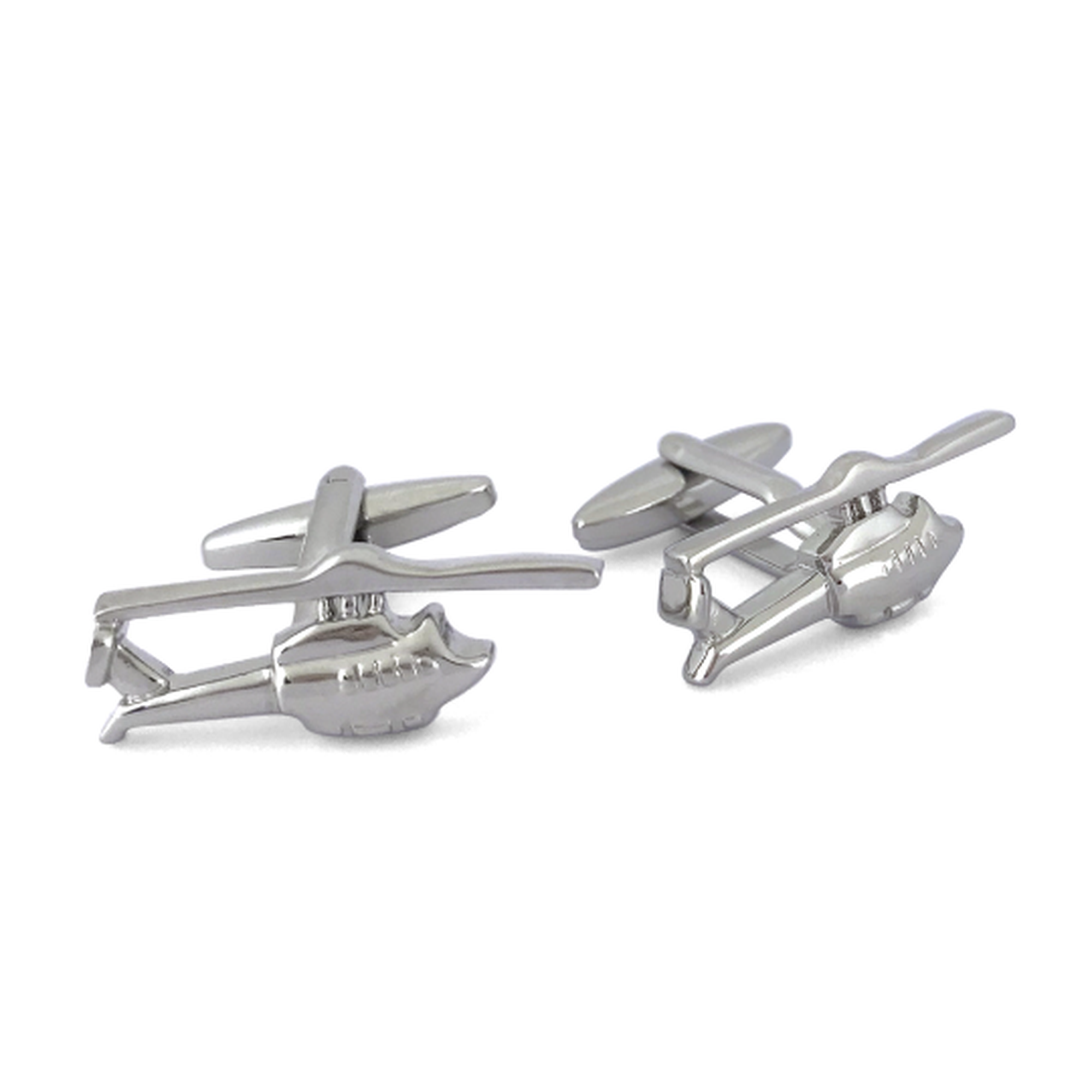 Helicopter Cufflinks - Marzthomson M-Novelty Cufflinks-MarZthomson-Cufflinks.com.sg