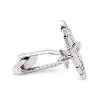 Japanese Airplane Cufflink-Novelty Cufflinks-MarZthomson-Cufflinks.com.sg