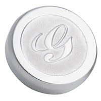 Lapel with Clip-on Monogram Etched Silver Button Covers-Cufflinks.com.sg