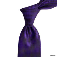 MarZthomson 8cm Dark Purple Micro Geometric Detail Tie-Cufflinks.com.sg | Neckties.com.sg