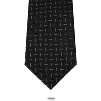 MarZthomson 8cm Navy Woven Tie with Silver Line Details M-Cufflinks.com.sg | Neckties.com.sg