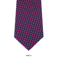 MarZthomson 8cm Pink Web Design Tie in Blue-Cufflinks.com.sg | Neckties.com.sg