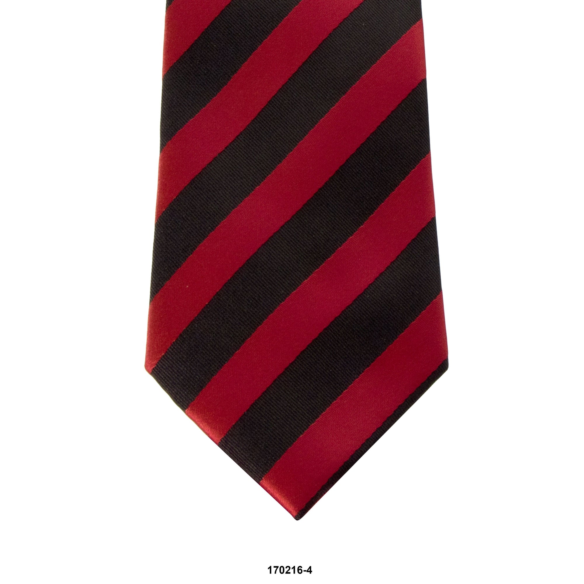 MarZthomson 8cm Stripe Tie in Red and Black J-Cufflinks.com.sg | Neckties.com.sg
