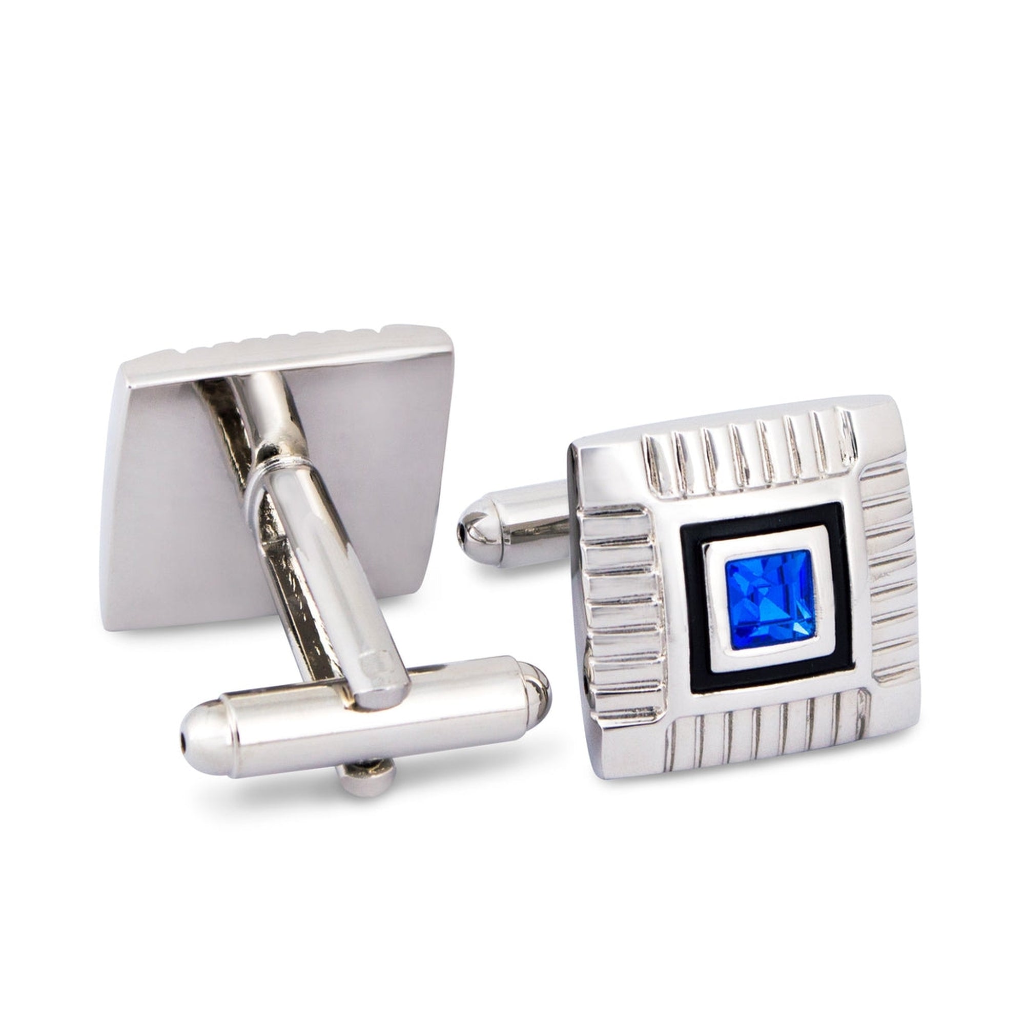MarZthomson Blue Gem Cufflinks-Cufflinks.com.sg