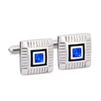 MarZthomson Blue Gem Cufflinks-Cufflinks.com.sg