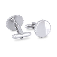 MarZthomson Bottle Cap Cufflinks in Silver-Cufflinks.com.sg