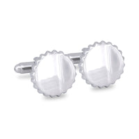 MarZthomson Bottle Cap Cufflinks in Silver-Cufflinks.com.sg