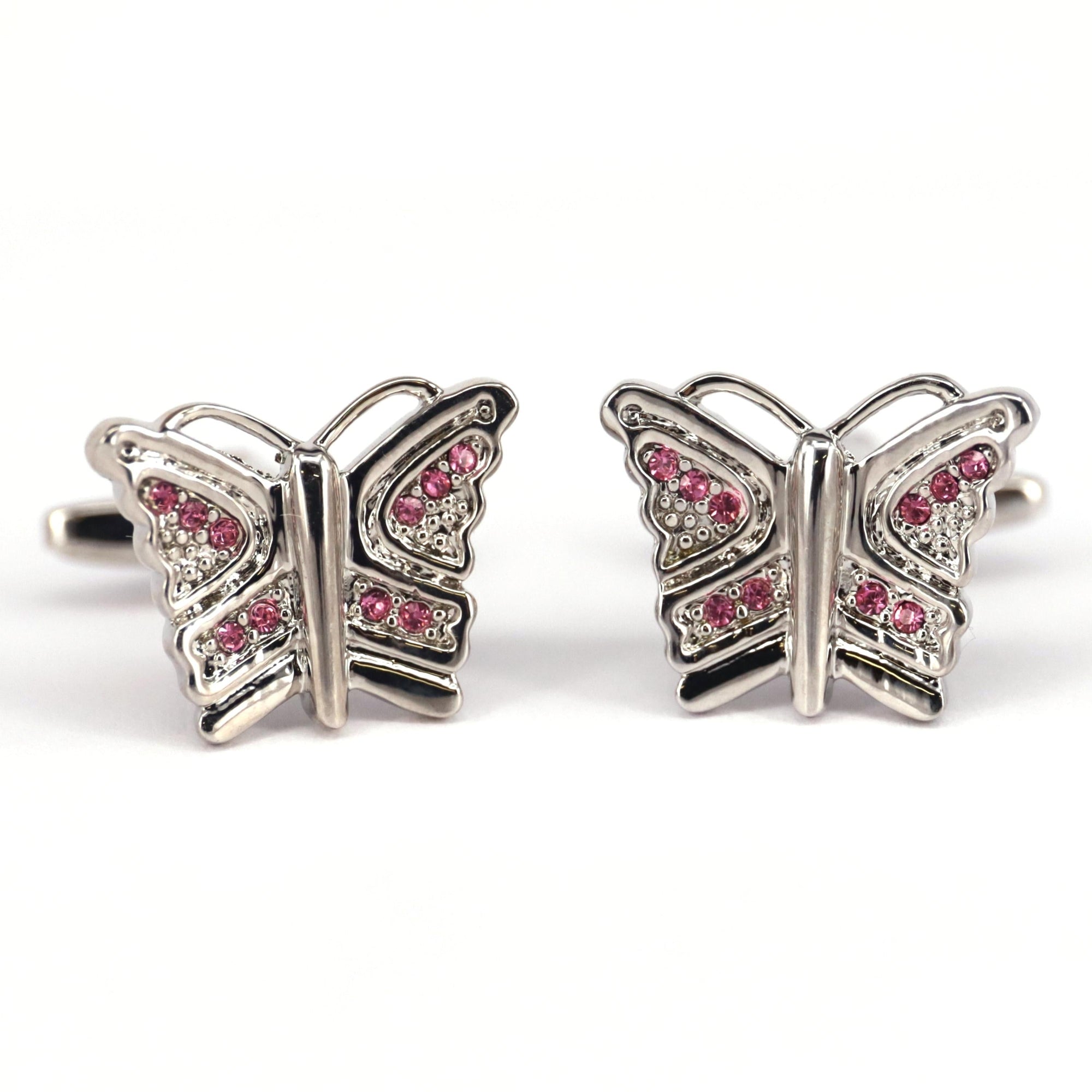 MarZthomson Butterfly Cufflinks in Blue M-Cufflinks.com.sg