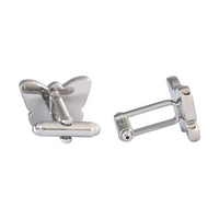 MarZthomson Butterfly Cufflinks in Blue M-Cufflinks.com.sg