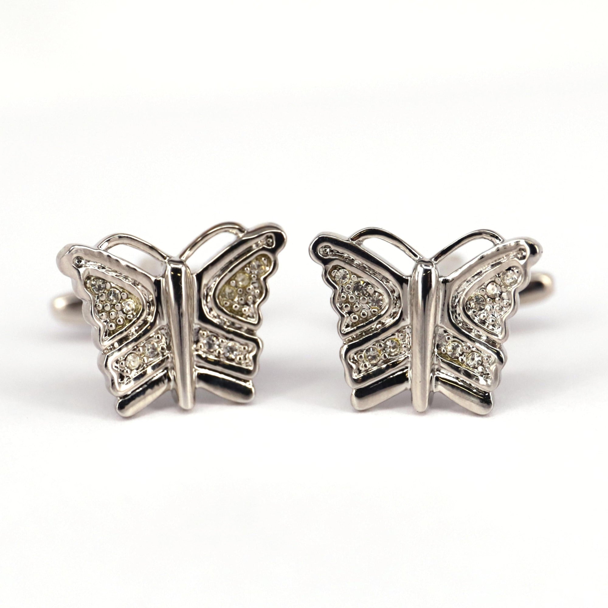 MarZthomson Butterfly Cufflinks in Blue M-Cufflinks.com.sg