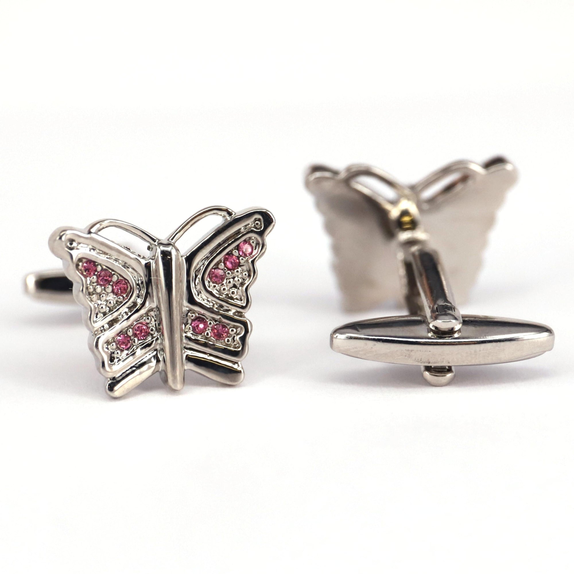 MarZthomson Butterfly Cufflinks in Blue M-Cufflinks.com.sg