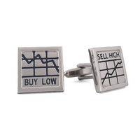 MarZthomson Buy Low and Sell High Cufflink M-Cufflinks.com.sg