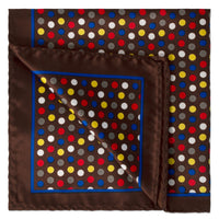 MarZthomson Colourful Bubble Dots Pocket Square-Pocket Squares-MarZthomson-Cufflinks.com.sg