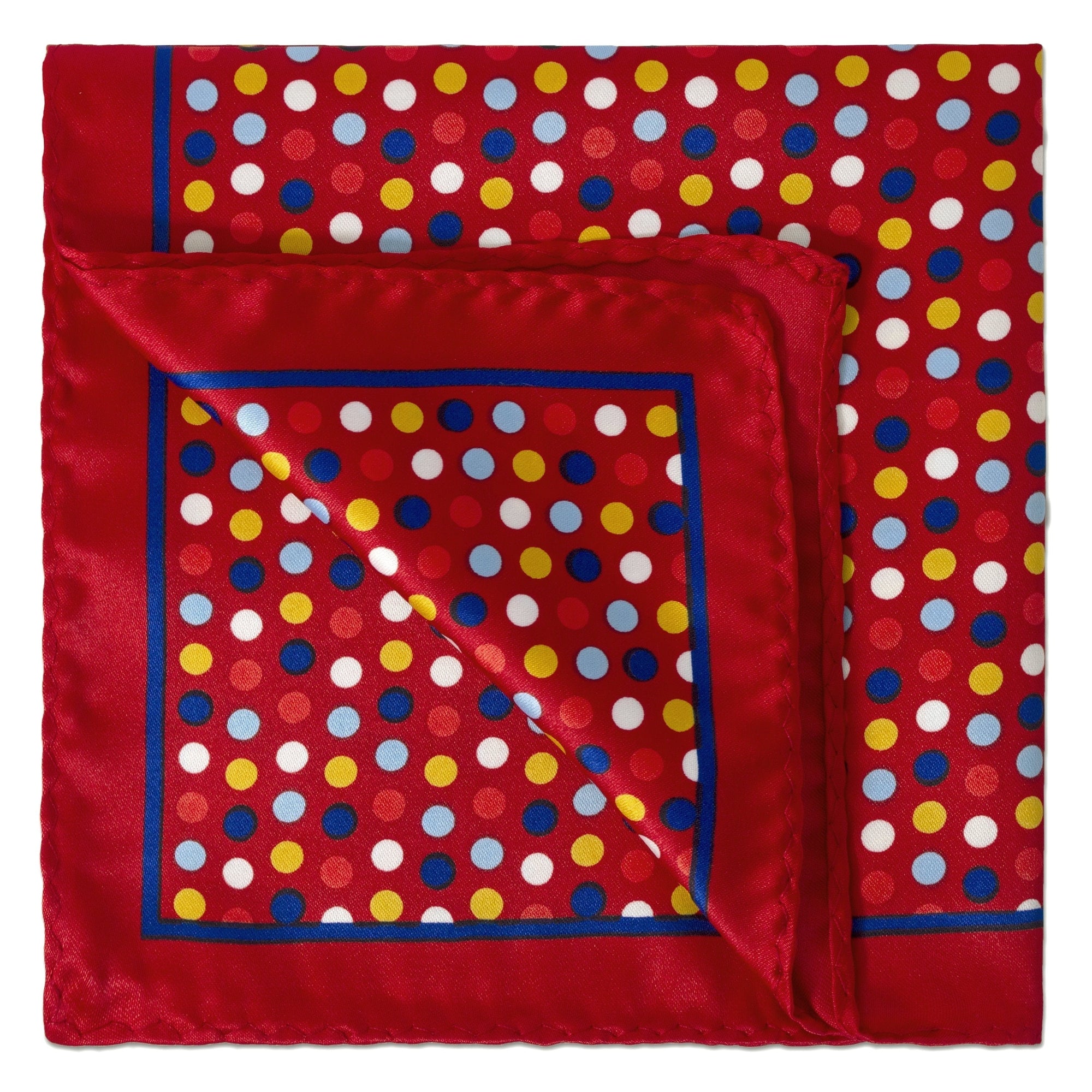 MarZthomson Colourful Bubble Dots Pocket Square-Pocket Squares-MarZthomson-Cufflinks.com.sg