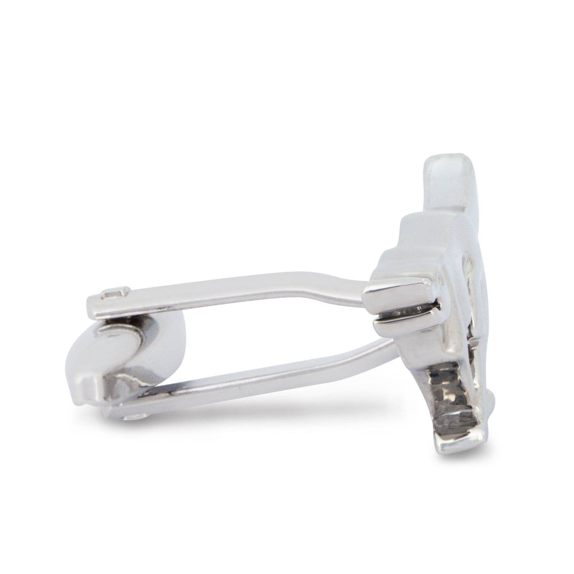 MarZthomson Dashing Dog Silver-Tone Cufflinks F-Cufflinks.com.sg
