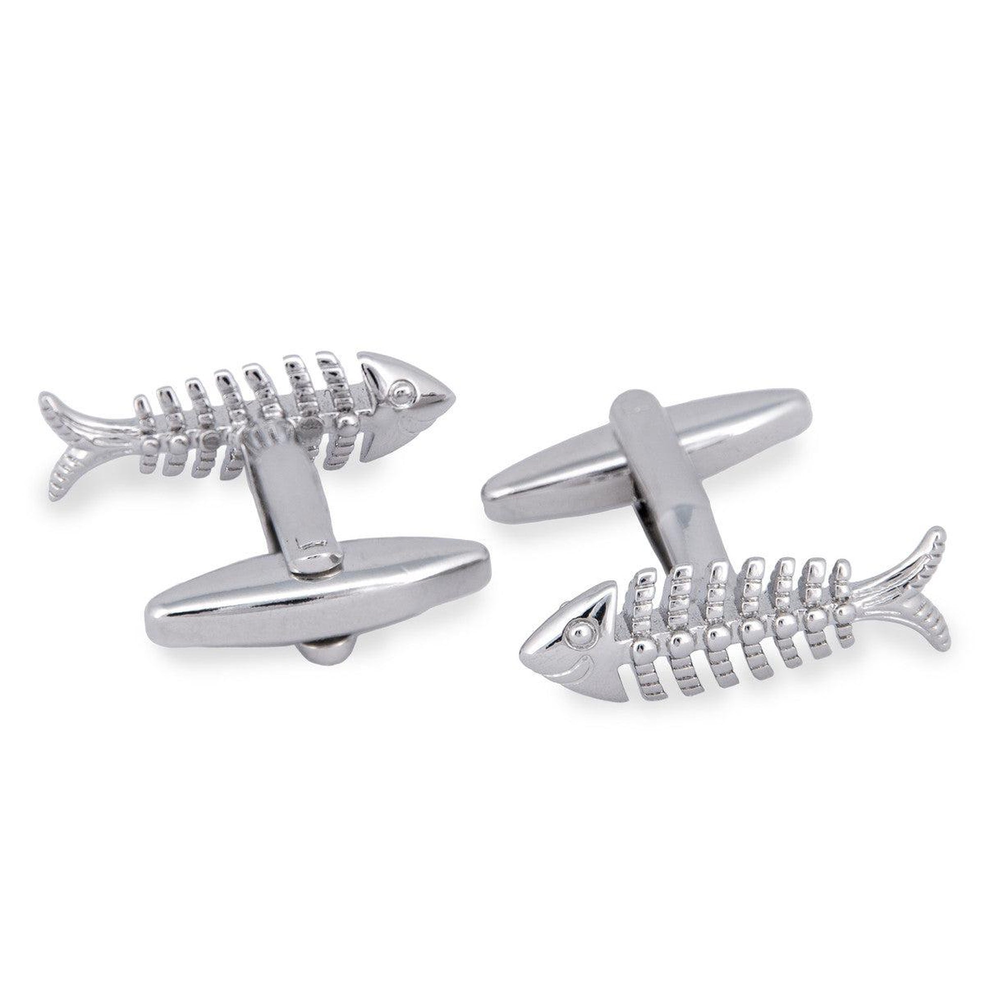 MarZthomson Fish Bone Cufflinks-Cufflinks.com.sg