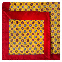MarZthomson Floral Motif Pocket Square-Pocket Squares-MarZthomson-Cufflinks.com.sg