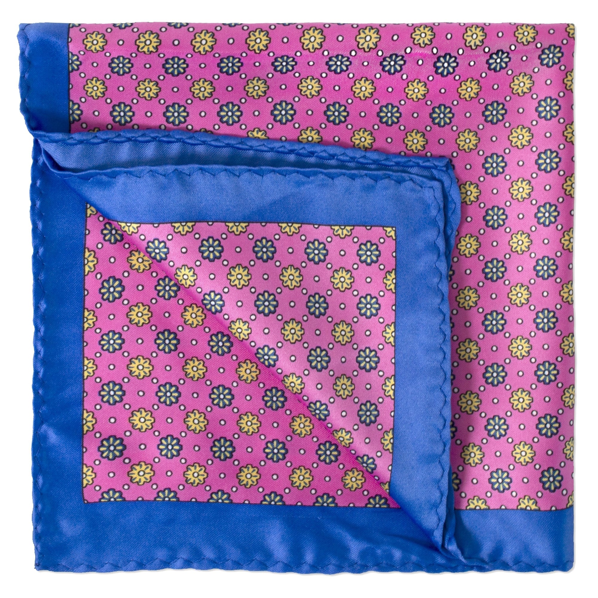 MarZthomson Floral Motif Pocket Square-Pocket Squares-MarZthomson-Cufflinks.com.sg