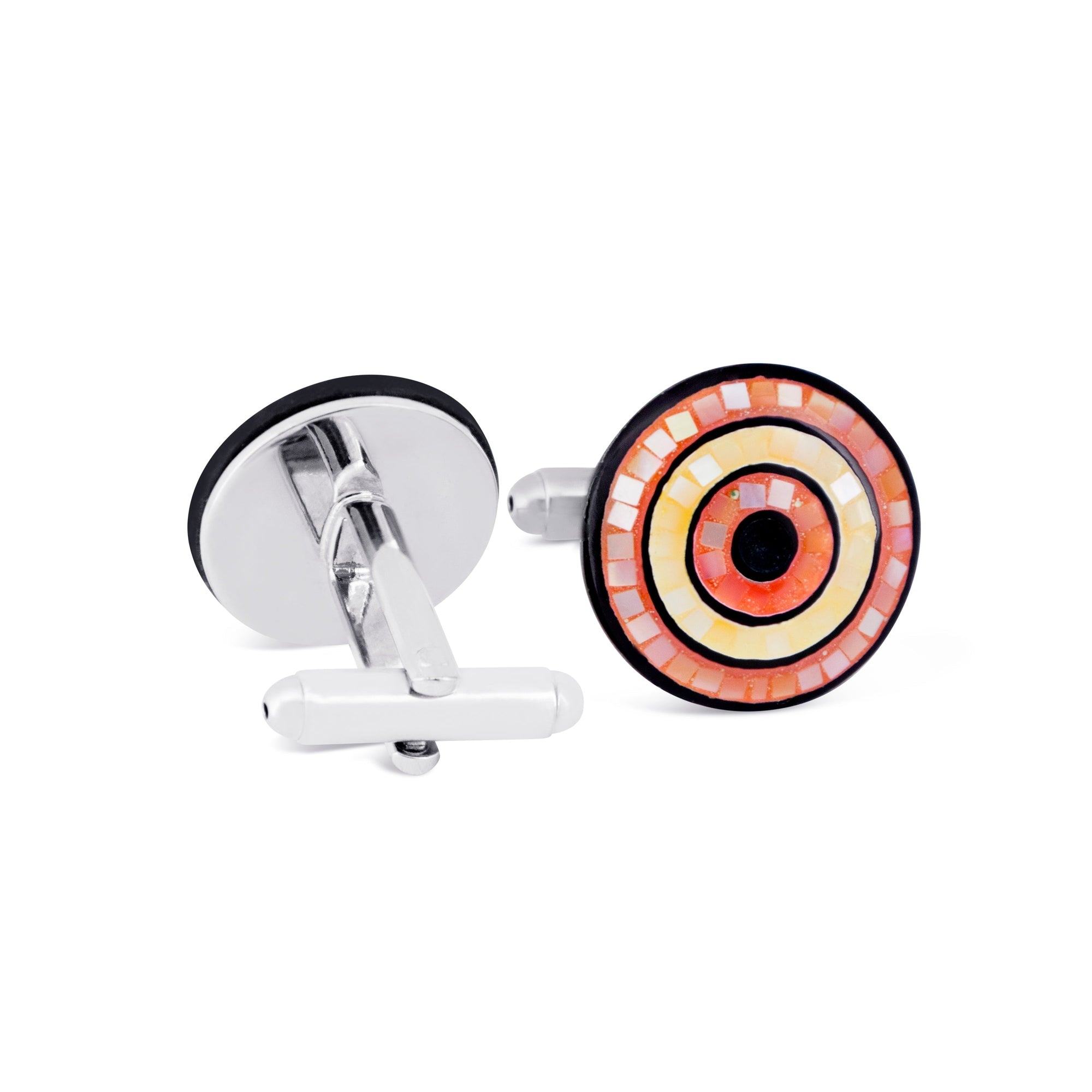 MarZthomson Funky Eye Mother of Pearl Cufflinks-Cufflinks.com.sg