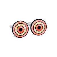 MarZthomson Funky Eye Mother of Pearl Cufflinks-Cufflinks.com.sg