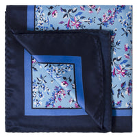 MarZthomson Garden Flower Print Pocket Square-Pocket Squares-MarZthomson-Cufflinks.com.sg