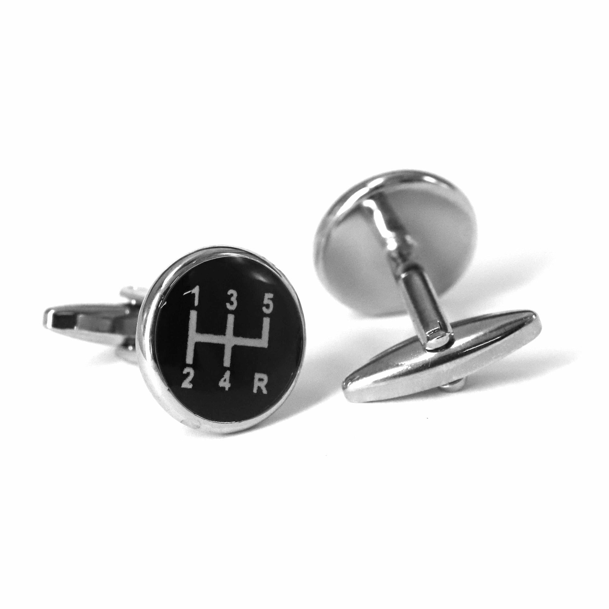 MarZthomson Gear Shift Knob Cufflinks-Cufflinks.com.sg