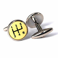 MarZthomson Gear Shift Knob Cufflinks-Cufflinks.com.sg